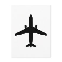 passenger Aeroplane Postcard