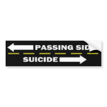 Passing side bumper stickers