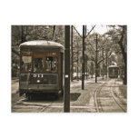 Passing Streetcars Post Card