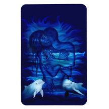 Passion act - pair with Dolphin pair Flexible Magnet