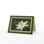 Passion Flower Birthday Card