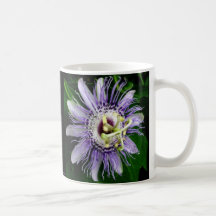 Passion flower coffee mugs