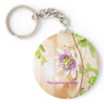 Passion Flower Keychain