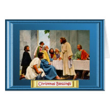 Passion play, the Last supper Card
