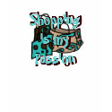 Passionate Shopper- teal t-shirts
