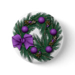 Passionatly Purple Christmas buttons
