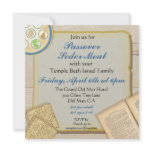 Passover Seder meal party invitation