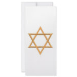 Passover Star of David rack cards