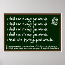 Passwords Information Security Awareness Poster