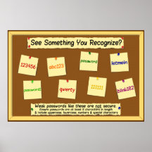 Passwords Information Security Awareness Poster
