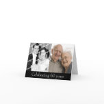 Past and Present Diamond Anniversary Invitation
