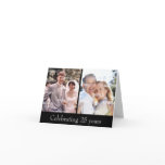 Past and Present Silver Anniversary Card