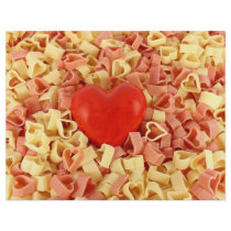 Pasta and a heart