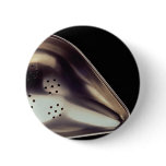 Pasta strainer pinback button