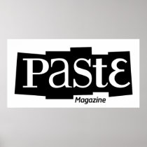 Paste Block Logo Magazine Black