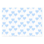 Pastel Blue Heart Balloon Pattern. Business Card Templates