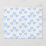 Pastel Blue Heart Balloon Pattern. Custom Flyer