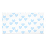 Pastel Blue Heart Balloon Pattern. Custom Photo Card