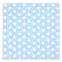 Pastel Blue Polka Dot Pattern Photo