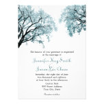 Pastel Blue Trees - Wedding Invitations