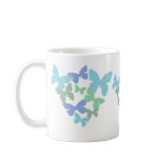 Pastel butterflies mug