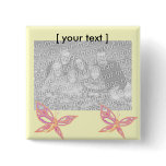 Pastel Butterfly template card buttons