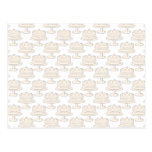 Pastel Cake Pattern. postcards
