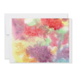 Pastel colourful watercolour background image invitations