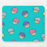 Pastel Cupcakes Pattern mousepads