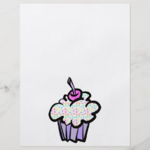 pastel dots cupcake flyers
