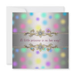 Pastel Dots Princeess Baby Shower invitations