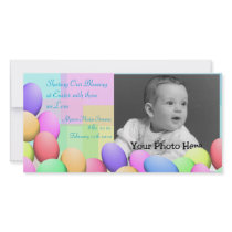 Pastel Easter Eggs/ Baby Announcement