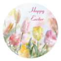Pastel Easter Tulips stickers