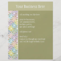 Pastel Floral Flyer