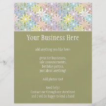 Pastel Floral Flyer