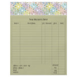 Pastel Florals Order Form flyers