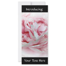 Pastel Flower Rack Card Template