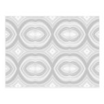 Pastel Gray Abstract Pattern. Post Card
