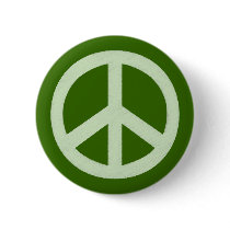 Pastel Green Peace Sign