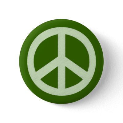 Green Peace Sign