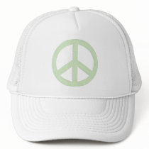Pastel Green Peace Sign