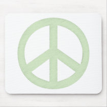 Pastel Green Peace Sign