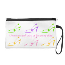 Pastel High Heel Shoes Bagettes Bag Wristlet Clutch