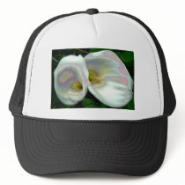 Pastel lilies trucker hat