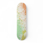Pastel Paint Splatter Skateboard Deck