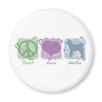 Pastel Peace, Love, and Akitas