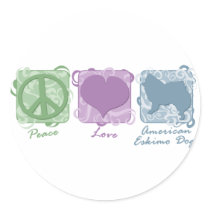 Pastel Peace, Love, and American Eskimo Dogs