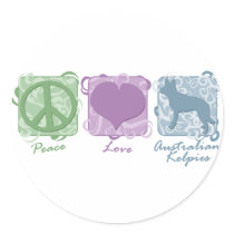 Pastel Peace, Love, and Australian Kelpies