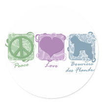 Pastel Peace, Love, and Bouviers des Flandres