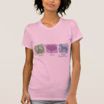 Pastel Peace, Love, and Dogos Argentinos Tee Shirts